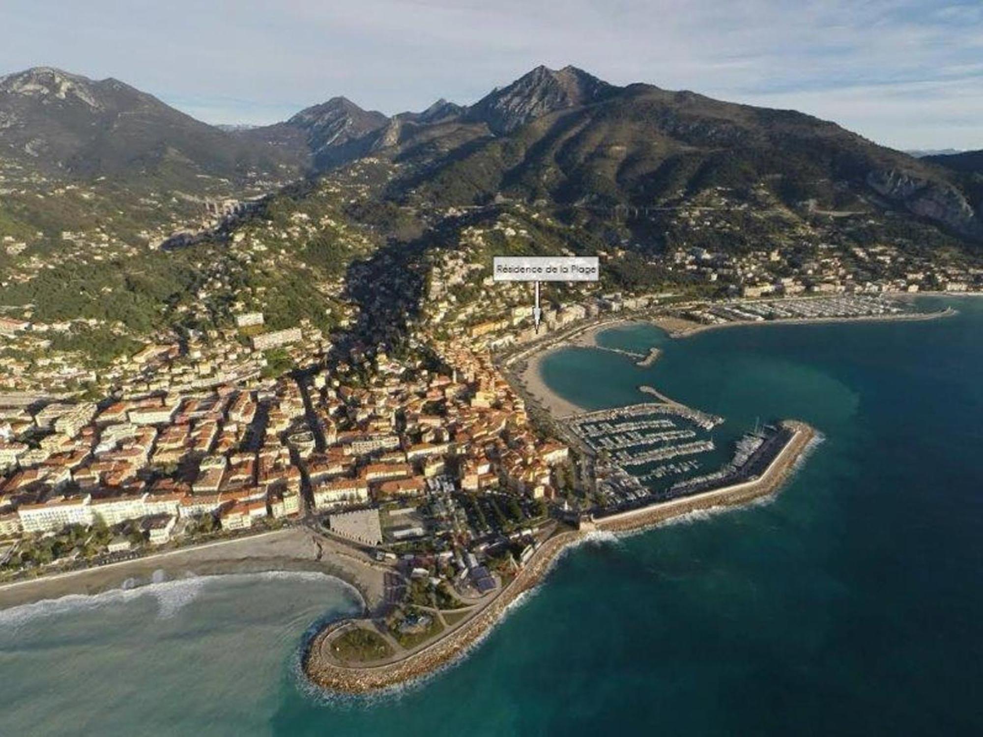 Studio Renove Face Mer Avec Terrasse A Menton, Proche Centre-Ville Et Plages - Fr-1-196-301 외부 사진